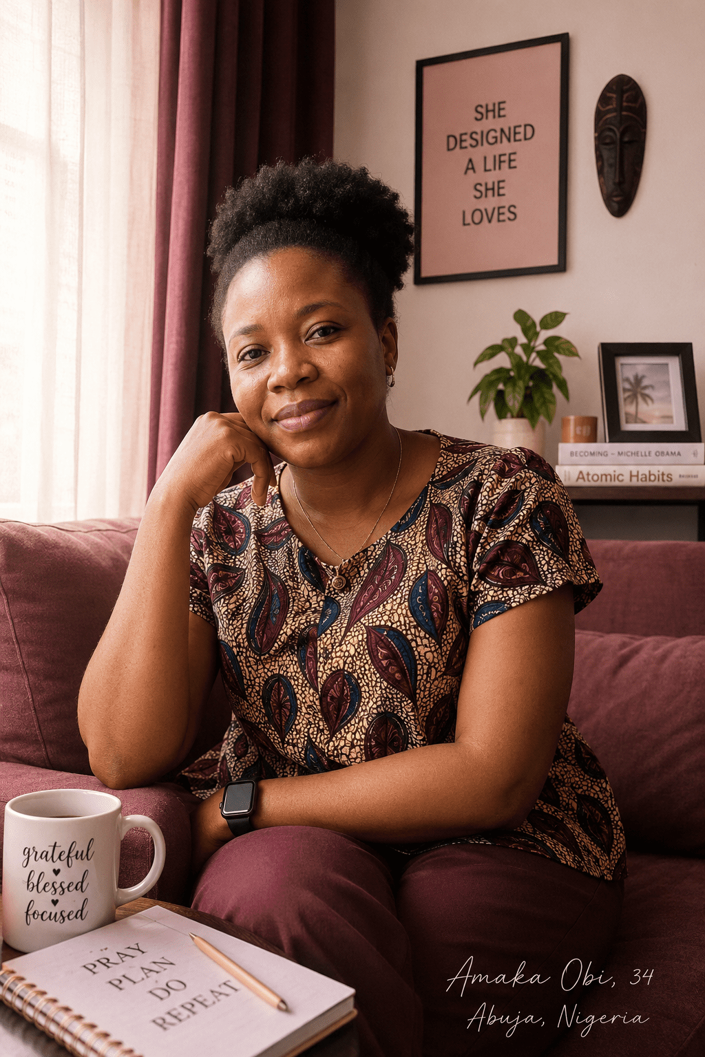 Amaka Obi wellness portrait